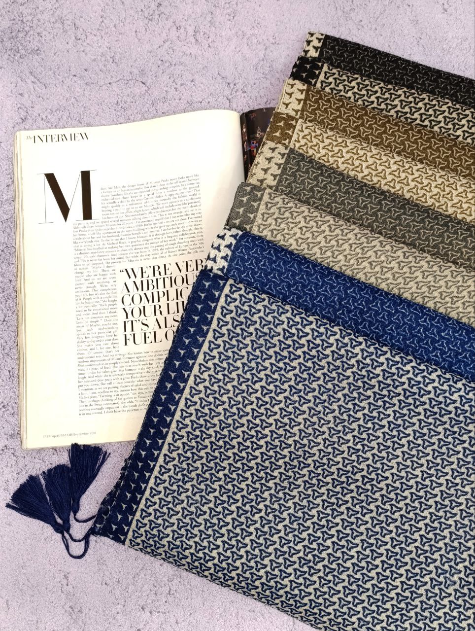 شال چاپ خیس بسته8رنگی کد sh42 (عمده)